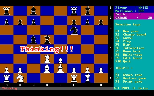 Mehr über den Artikel erfahren Schachprogramm von 1989 kann bereits denken!