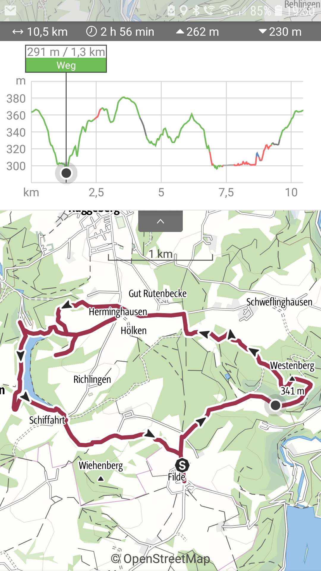 Mehr über den Artikel erfahren Heilenbecke bis Westenberg, Einkehr in Filde