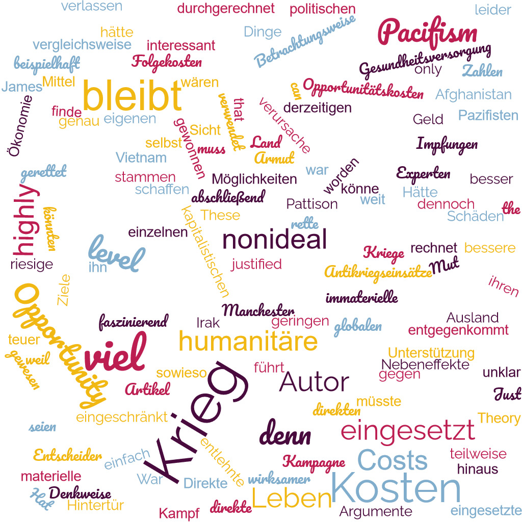 Mehr über den Artikel erfahren Opportunity Costs Pacifism