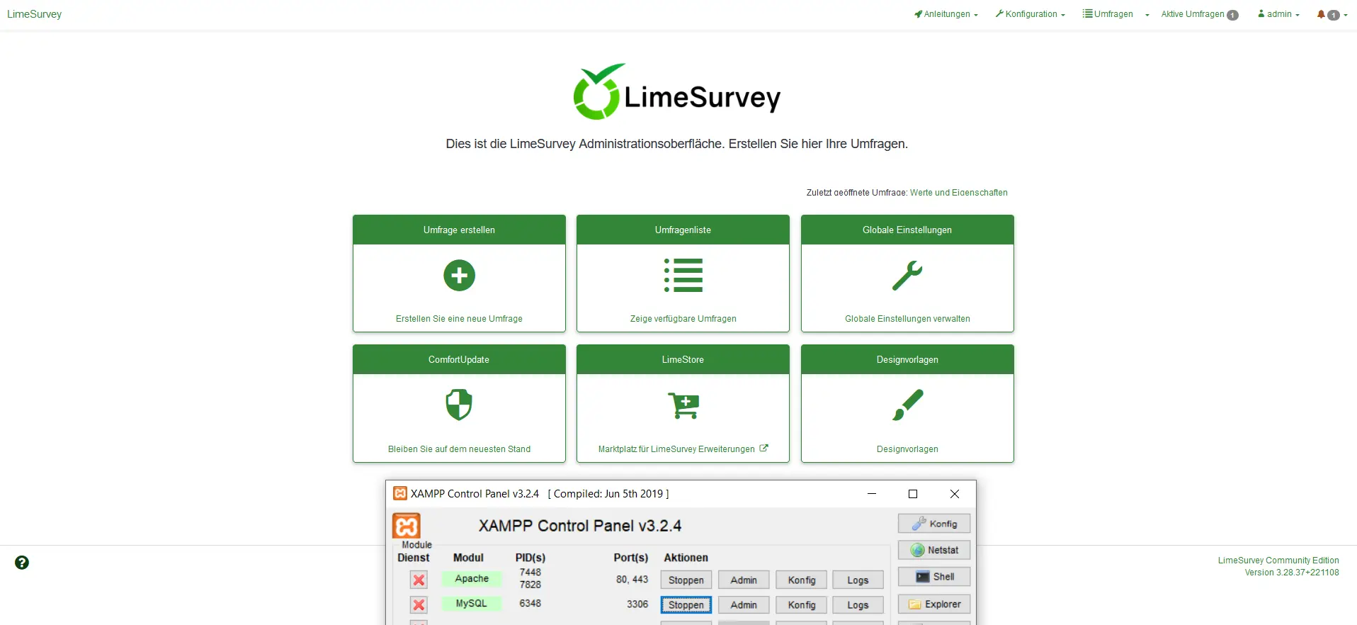 You are currently viewing LimeSurvey Password Reset XAMPP