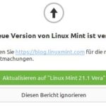 Upgrade auf Linux Mint 21