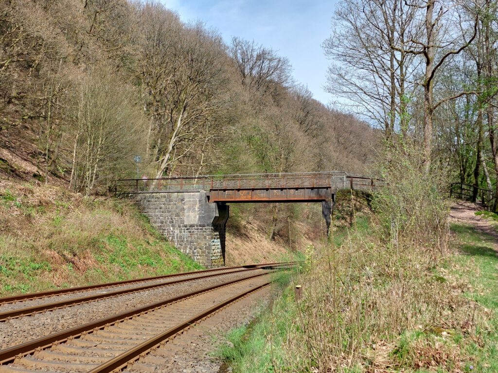Bahnbrücke oberhalb Kupferhammer