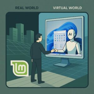 LM real World human and AI virtual Win11