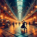 Außenseitliche Rechtsdrehung im Tango Vals