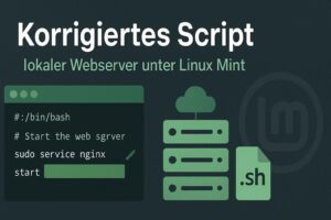 Korrigiertes Script lokaler Webserver unter Linux Mint